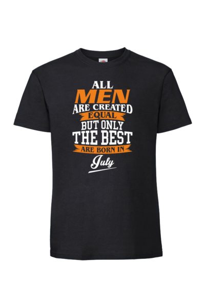 BEST MEN ARE BORN IN Miesten Superpremium T-Paita - Image 9