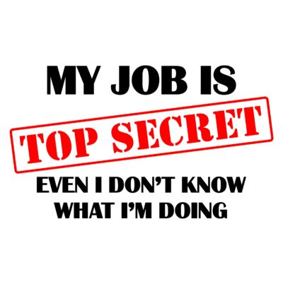 TOP SECRET JOB Miesten Superpremium T-Paita - Image 2