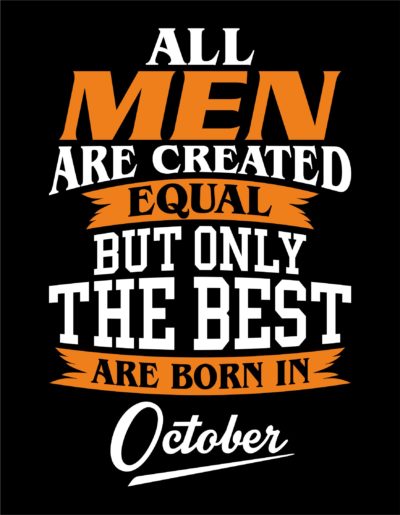 BEST MEN ARE BORN IN Miesten Superpremium T-Paita - Image 2