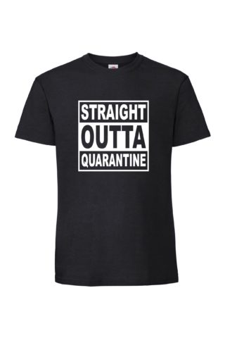 STRAIGHT OUTTA QUARANTINE Valueweight T-paita