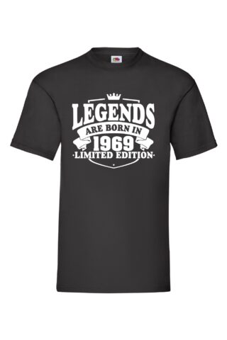 LEGENDS ARE BORN IN Miesten Superpremium T-Paita